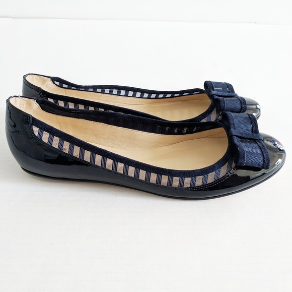kate spade Shoes - *NWOB* Kate Spade Navy Blue Bow Flat 10